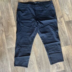 Lafayette 148 New York women’s acclaimed stretch Mercer pant black 18